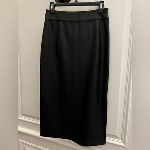 Halogen faux leather skirt. Size 4
